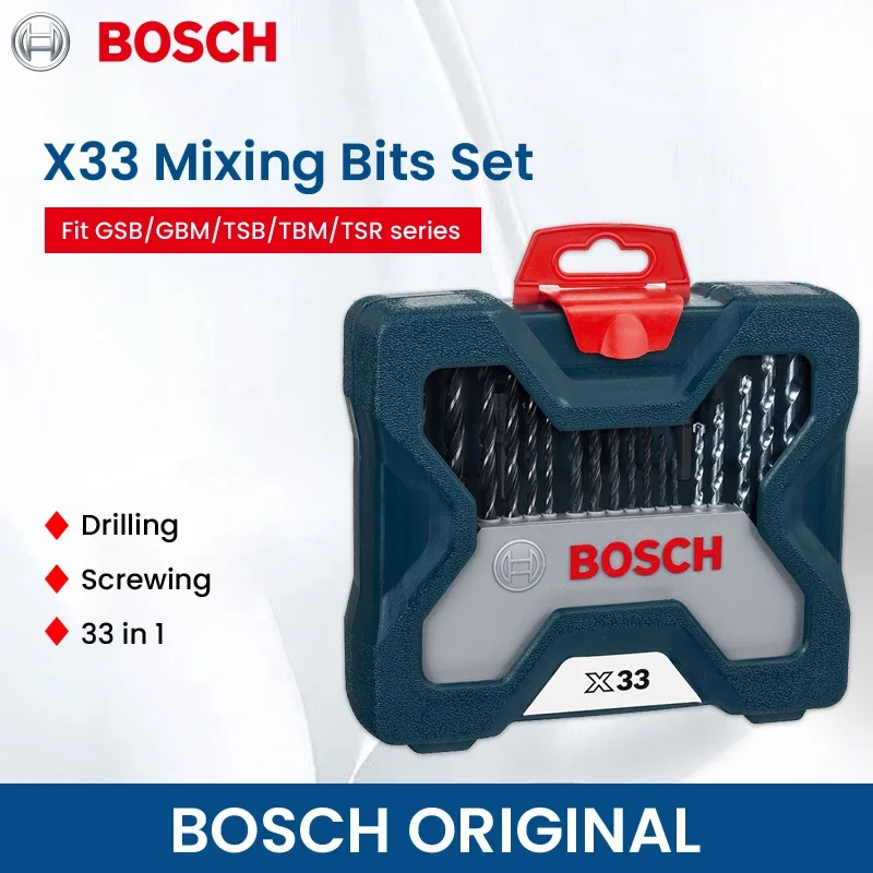 Power Tools Bosch - Conjunto de brocas e pontas de