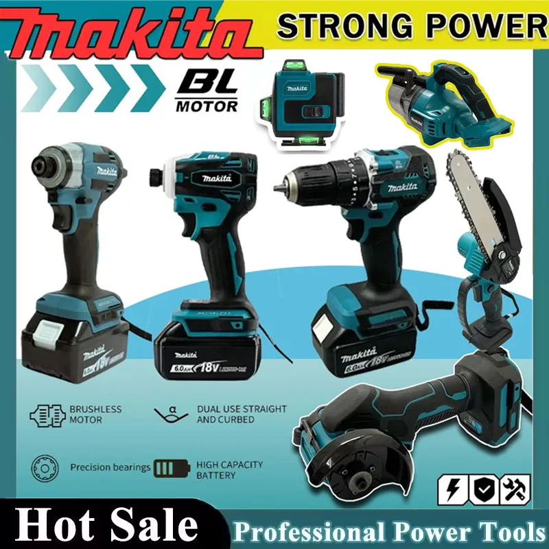 Power Tools Kit Set - Kit de Ferramentas Elétricas Sem Fio