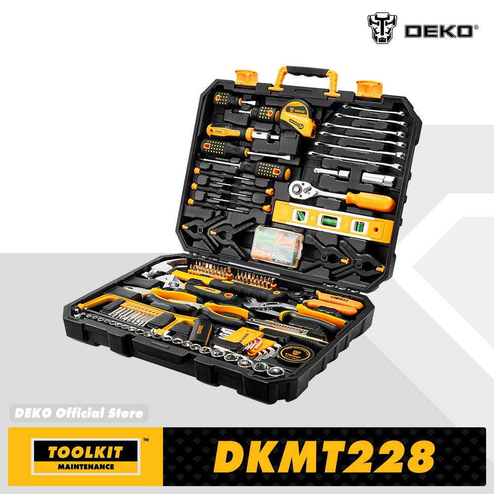 Power Tools Catalogue - Deko 228 peças chave de soquete