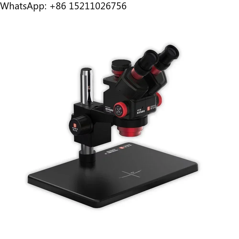 Power Tools Zoom - Ycs 6558s hd microscópio trinocular com