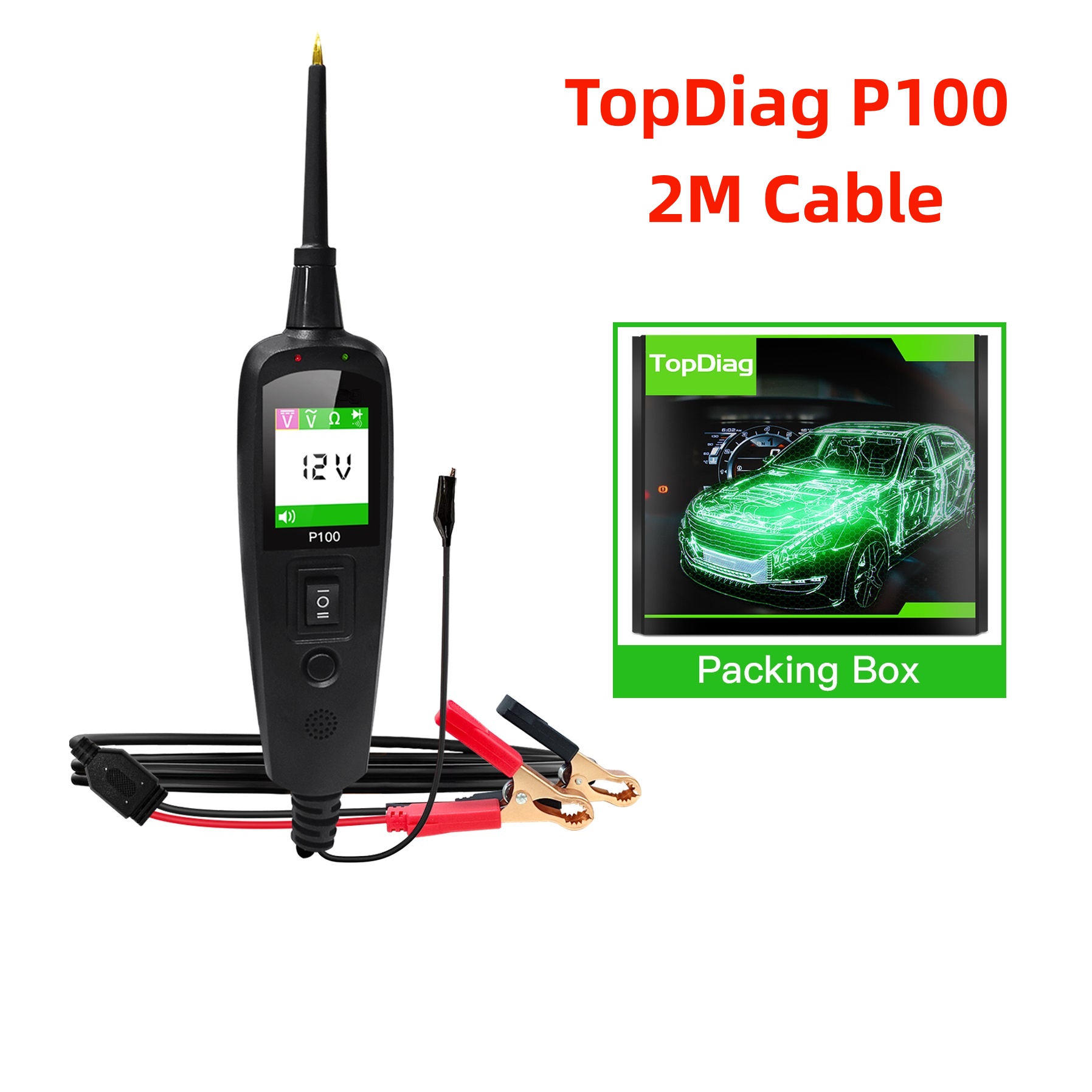 Power Tools In Automotive - Testador de Circuito Elétrico Automotivo TopDiag