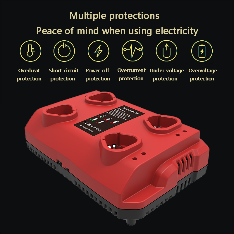 Power Tools Toolstation - Victpower carregador rápido universal para baterias