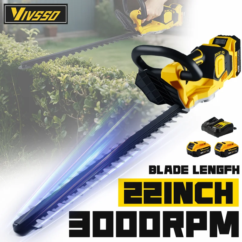 Power Tools Garden - Vivsso aparador de sebes elétrico sem