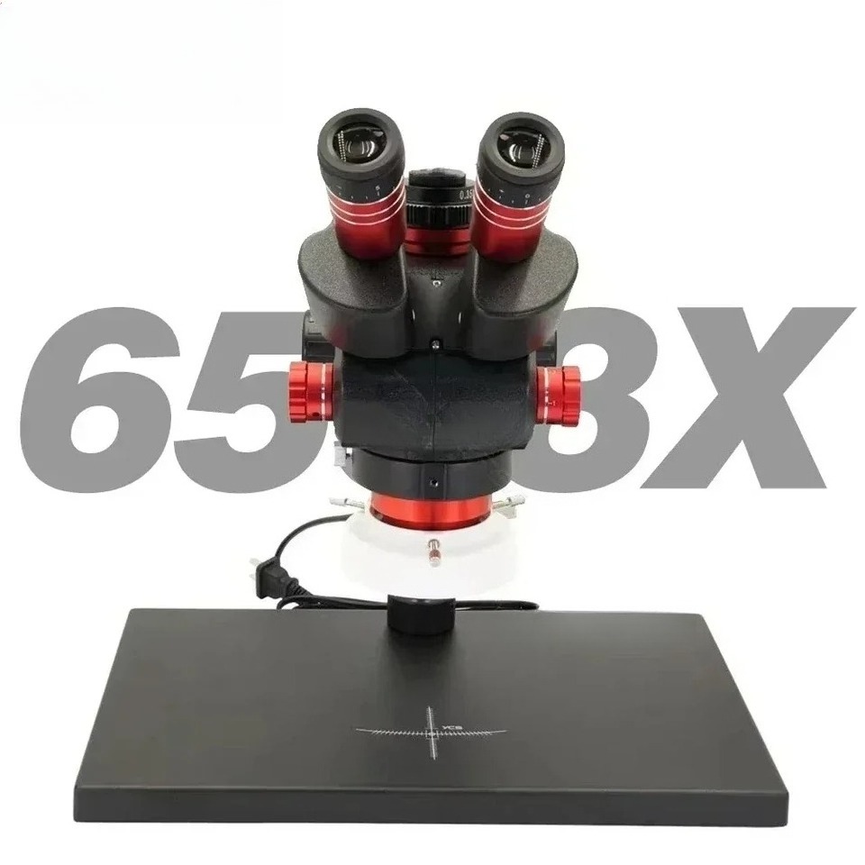 Power Tools Zoom - Microscópio Trinocular YCS 6558X de Alta