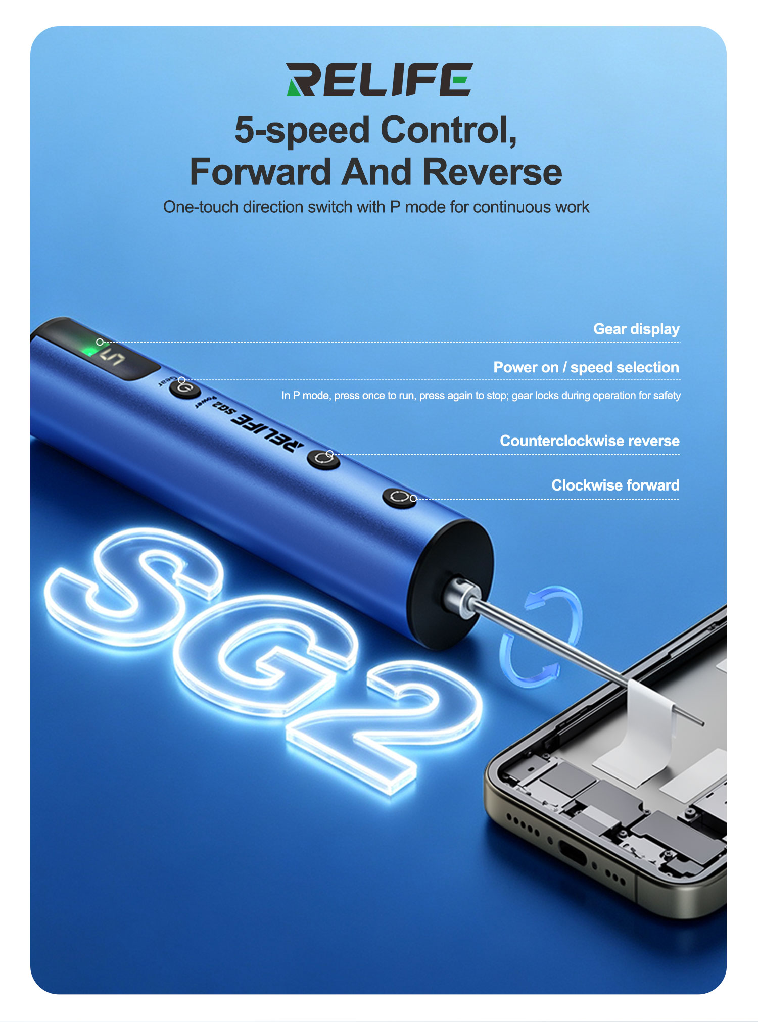 RELIFE SG2 Removedor de Cola E - Power Tools Battery Repair avaliação e preço