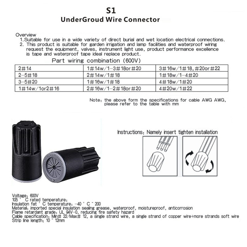 ABJA-Conectores de fio à prova - Power Tools Grease avaliação e preço