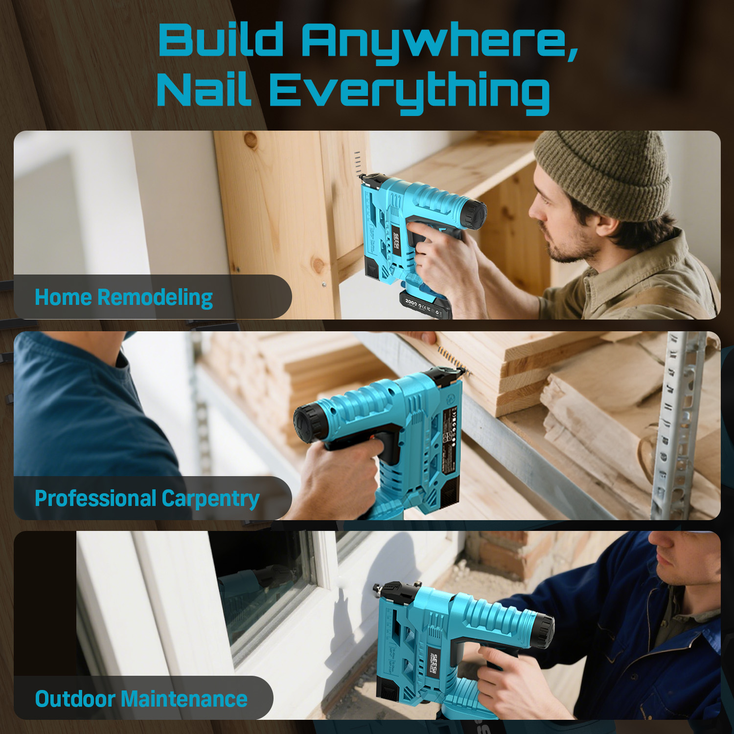 SEESII Pregador Elétrico Sem F - Power Tools Manual avaliação e preço