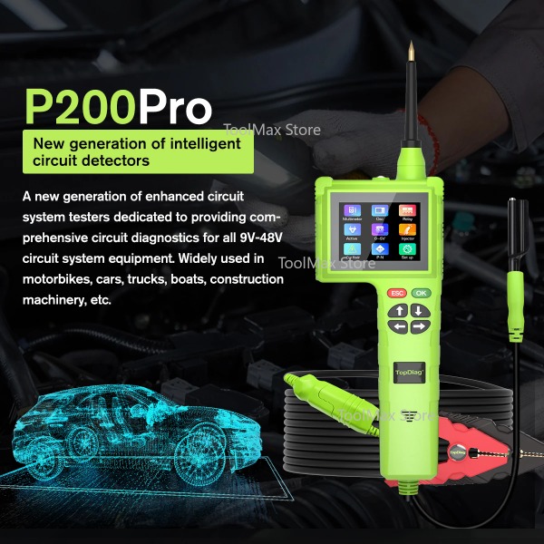 JDiag P200 12V 24V Power Probe - Power Tools In Automotive avaliação e preço