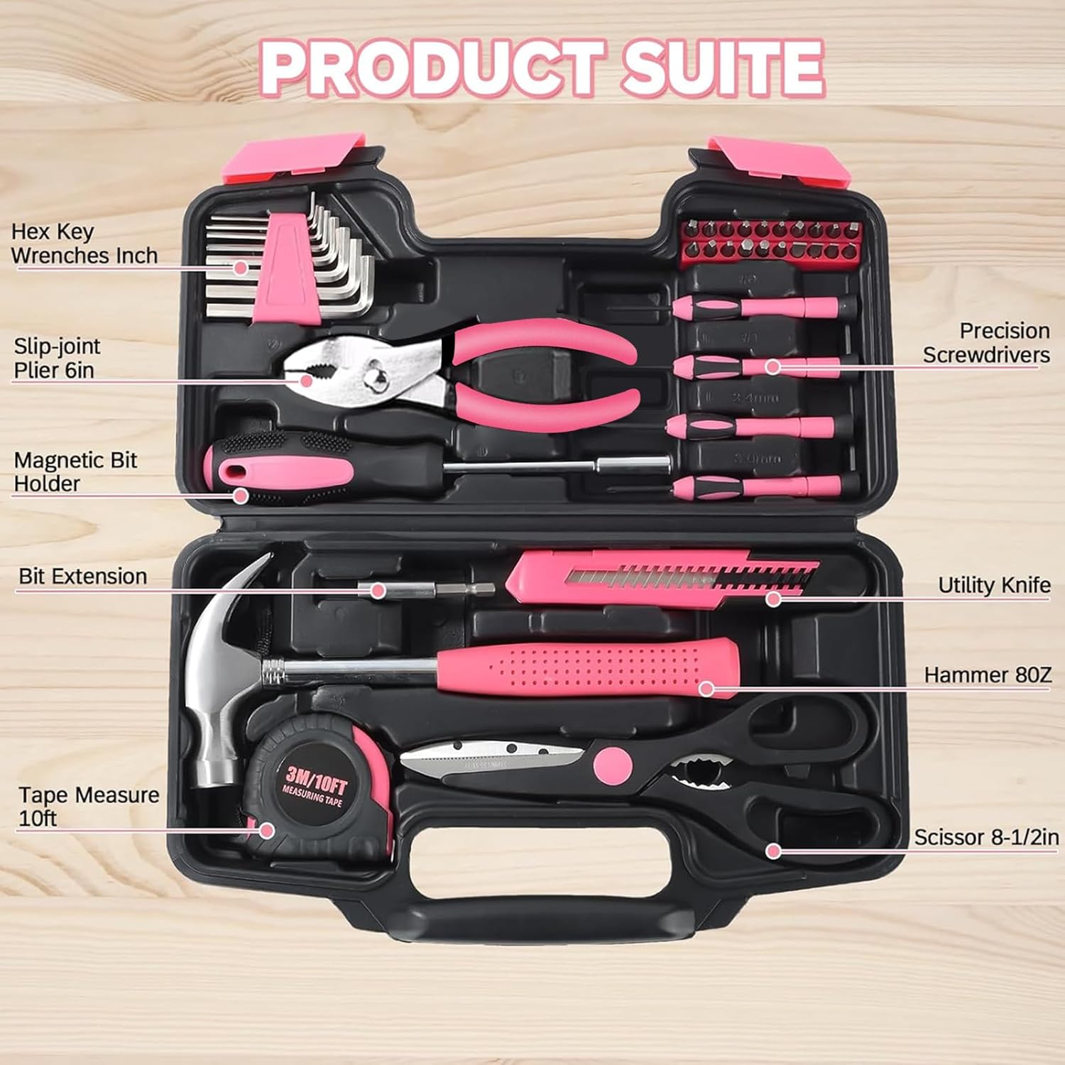 Kit de Ferramentas Rosa para M - Power Tools Catalogue avaliação e preço