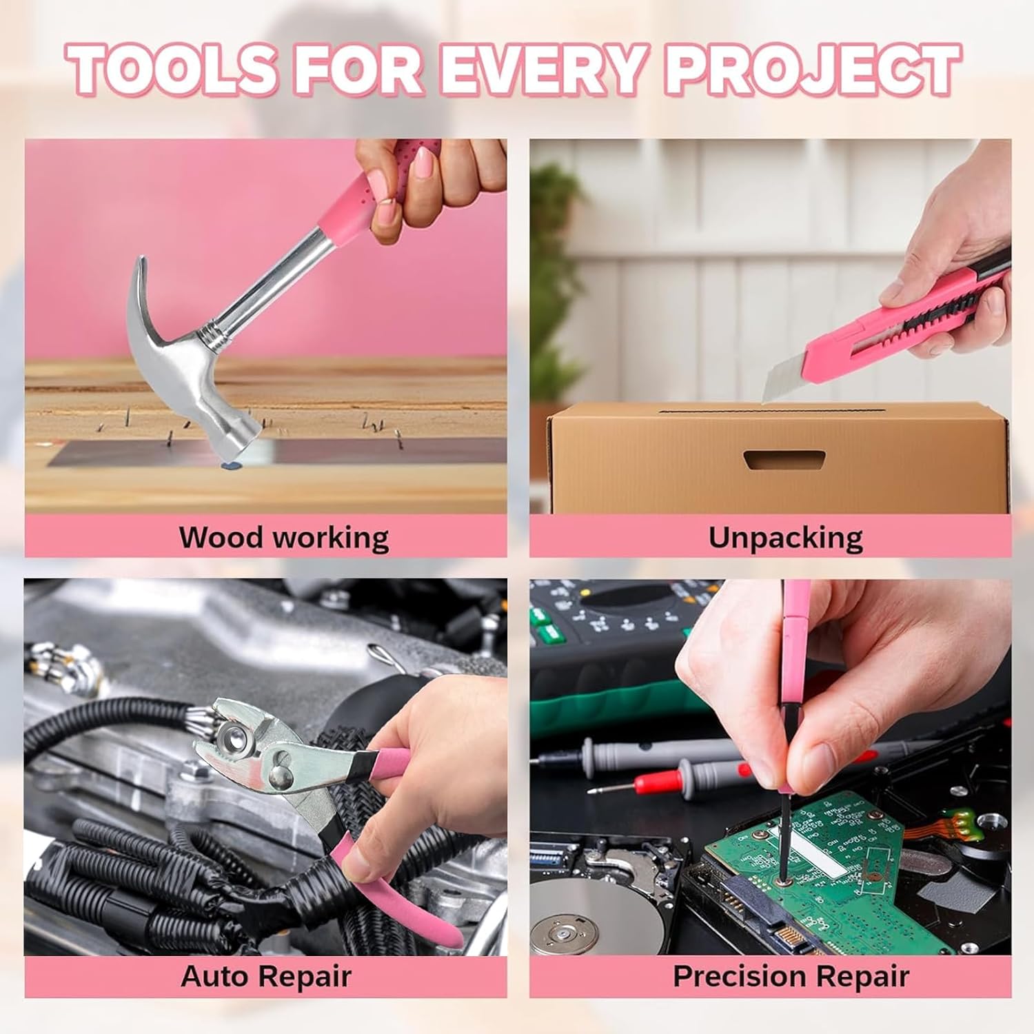 Kit de Ferramentas Rosa para M - Power Tools Catalogue avaliação e preço