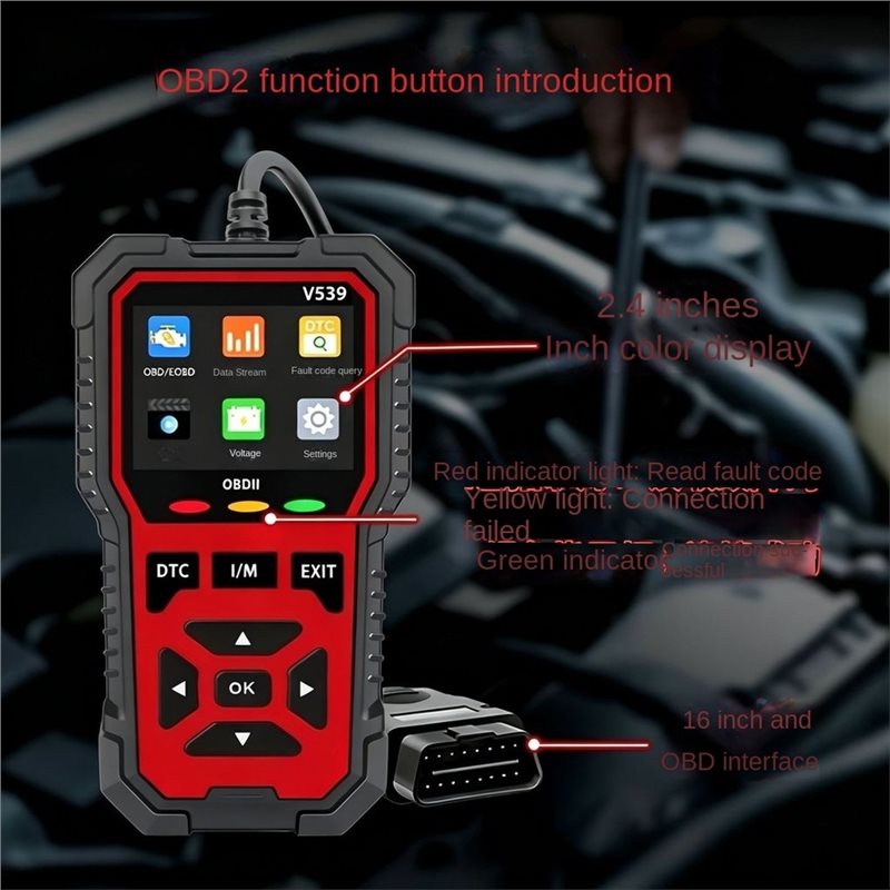 Scanner Automotivo V539 OBD2,  - Power Tools In Automotive avaliação e preço